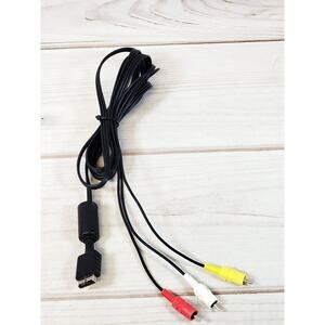 Official Sony Playstation AV RCA Composite Cable OEM PS3 PS2 PS1 PSX